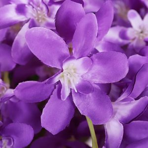 ดอกไม้ Wisteria จำลองติดผนังแบบแขวนพลาสติกสีม่วงสีม่วงเถาติดเพดานตกแต่งงานแต่งงาน - Product Image 2