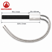 Allumeur de granulés céramiques HeatFounder HF1302A01-B 230V 300W pour barbecue, poêle, chaudière à granulés, énergie hydrogène