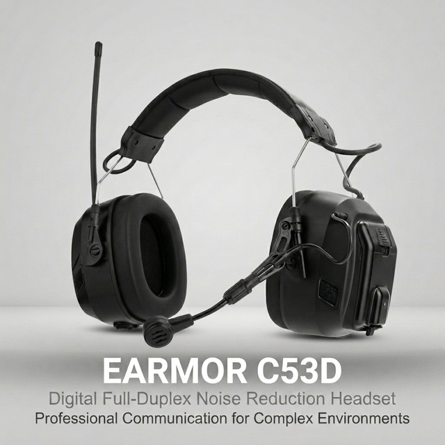 Dual Mode Bluetooth Intercom Headset Full Duplex Wireless Communication Safety Earmuffs with 2000mAh Battery