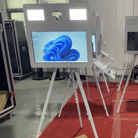 Kiosque photo portable de 15,6 pouces avec imprimante intégrée, valise de transport, machine à selfie professionnelle pour événements