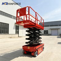 Plateforme élévatrice hydraulique 4 mètres, plateforme de travail en hauteur mobile
