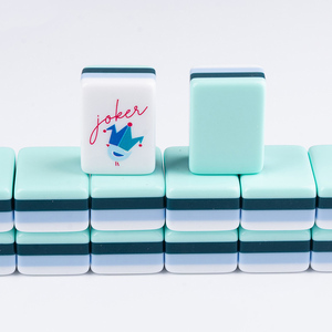 Modern Style <b>Mahjong</b> <b>Set</b> Custom Graphic Patterns Acrylic Material Noise Reduction for Indoor Parties Family Bonding Custom Color - Product Image 4