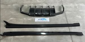 Accesorios para coche, kit de carrocería de fibra de carbono, labio delantero, difusor trasero, falda lateral para Mercedes Benz CLS clase W218 CLS63 2013 - Product Image 5