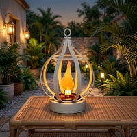 Lampes solaires TSINYE pour l'extérieur, étanches, suspendues, sans flamme, effet bougie, cadeau pour femmes, maman, jardin, patio, cour, allée