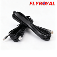 Cable Ethernet Cat6 de Alta Velocidad, Cable de Conexión RJ45, 10 Gbps, Cable LAN Blindado de Cobre Puro, Arnés de Cableado para Red