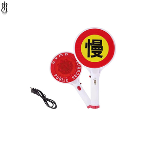 Señal de Parada Portátil de Seguridad Vial Personalizada con Luz <span class=keywords><strong>LED</strong></span>, Señales de Parada o de Sí/No, Señales de Parada <span class=keywords><strong>LED</strong></span> Intermitentes - Product Image 1