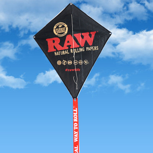 Fabbriche cinesi all'ingrosso e personalizzare aquiloni a forma di diamante con il logo dell'azienda come regali promozionali per i bambini a volare - Product Image 3