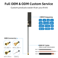 Antenne FPC 4G LTE 700-2700 MHz, antennes de communication, connecteur UFL flexible adhésif interne pour passerelle IoT