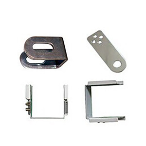 Plaques de contact RZ, pièces d'estampage métallique, ultra-minces, pour montage sur PCB, usinage de précision, nickelées - Product Image 1
