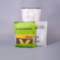 Sac à fermeture éclair en plastique transparent givré imprimé sur mesure UniOne, recyclable, en gros, pour l'emballage de vêtements pour votre entreprise
