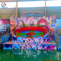 Terrain de jeu intérieur 24 places Disco Tagada Ride en acier et métal parc d'attractions extérieur pour adultes enfants pour centres commerciaux