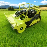 Tondeuse Robot Agricole – Moteur Diesel Puissant et Robuste, Tondeuse High-Tech avec Technologie de Télécommande