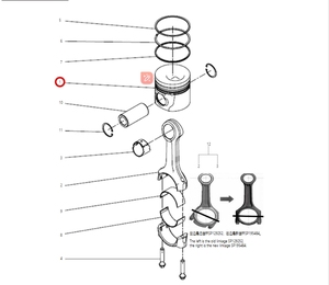   Pièces de rechange d'origine Liugong de haute qualité compatibles avec les machines de construction, SP141018 Piston - Product Image 6