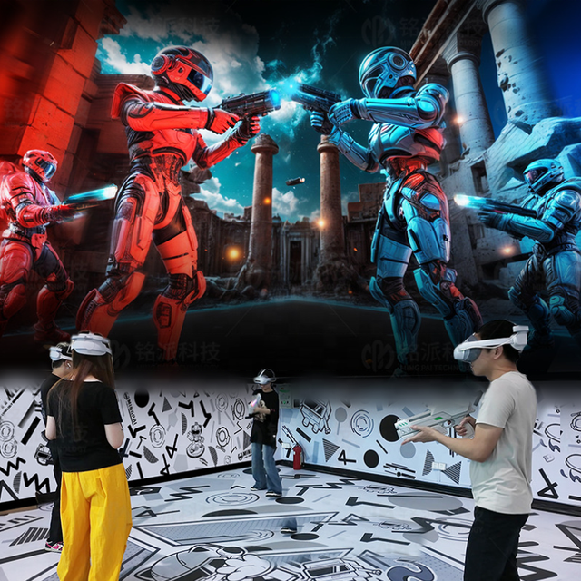 VR Battlefield 10 16 Players Big Space Indoor VR Shooting Simulator Free Walking & Roaming Multiplayer Virtual Reality Arena