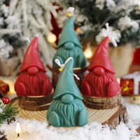 Meistverkaufte Moderne Weihnachtliche Kreative Handgemachte Sojawachs Weihnachtsmann-förmige Duftkerze Aromatherapie Feiertagsduft-Stäbchen
