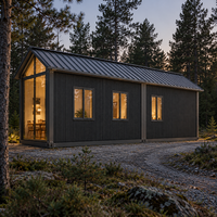 Maisonnette triangulaire portable pour une vie familiale moderne avec une chambre à coucher – Casas Contenedor Para Vida Familiar