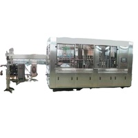 Ligne de production automatique de remplissage et de scellage de bouteilles pour jus, eau potable, huile, miel, shampoing, antigel