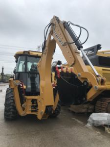 Baru Backhoe Loader CAT 420F penggerak roda 4x4 Backhoe bumi mesin pemuat Cat420f - Product Image 4