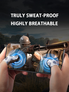 Manchons de doigt populaires pour <span class=keywords><strong>jeux</strong></span> mobiles, toucher soyeux pour écran tactile, anti-transpiration professionnelle, légers et respirants. - Product Image 3