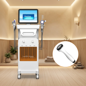 Appareil d'hydrothérapie faciale 12-en-1 avec accessoires et embouts pour soins de la peau - Product Image 1