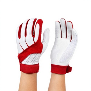 ถุงมือตีเบสบอลหนังคุณภาพสูง ออกแบบโลโก้ได้ตามต้องการ ระบายอากาศได้ดี - Product Image 1
