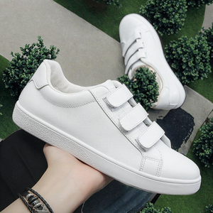 Nouvelles chaussures de course pour hommes blanches, antidérapantes, anti-odeurs, tige en tissu de coton, semelle extérieure en caoutchouc, mode décontractée, PU - Product Image 3