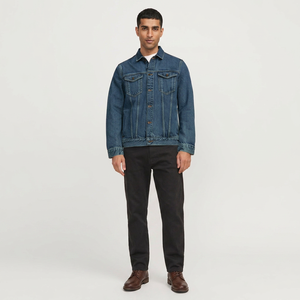 <b>Customized</b> Mens <b>Denim</b> <b>Jacket</b> High Quality Fashionable and Comfortable Jean <b>Jacket</b> for All Seasons - Product Image 1