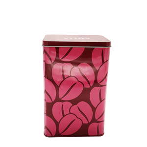 Latas de granos de café rectangulares <span class=keywords><strong>Costa</strong></span>, caja de lata, embalaje para té - Product Image 1