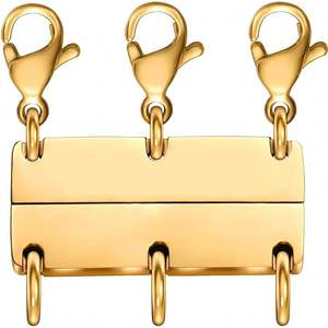 Fermoir de bijoux fermoir de collier en couches chaudes 2024, collier en couches empilable et séparateur de bracelet - Product Image 4