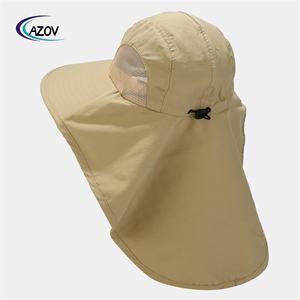 Chapeau de pêcheur pare-soleil extérieur Jungle alpinisme chapeau de pêche protection du cou grand bord chapeau à séchage rapide - Product Image 4