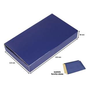 Vassoio portaoggetti in PU nero 22x11,5 cm, porta cancelleria - Product Image 2