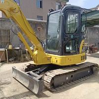 Mini-excavatrice Komatsu PC55MR 5,5 tonnes 2024 avec chenilles en caoutchouc, moteur, pompe, roulement, cabine confortable climatisée pour l'opérateur