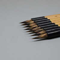 Prix d'usine – Ensemble de pinceaux de calligraphie à poils mixtes, boîte rigide personnalisée OEM, fournitures de calligraphie pour loisirs créatifs, commande en gros