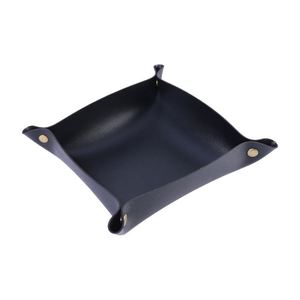 Custom Logo Home Decor Desktop Water Proof PU Leather Tray Jewelry Makeup Cosmetic Organizer Basket Storage <b>Box</b> - Product Image 3
