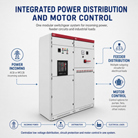 Commutateur de transfert automatique GCS Dual Incomer basse tension triphasé 400V 4000A 50/60Hz avec barres de distribution en cuivre, indice de protection IP30, pour intérieur