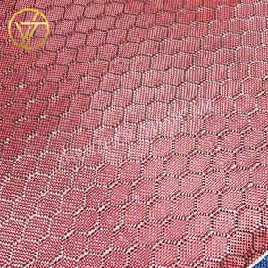 Tela de Fibra de Carbono Roja y Negra con Patrón Cruzado Tejido, Peso Medio, Resistente a Desgarros, para Uso en Exteriores y Automóviles - Product Image 6