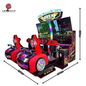 新型 55 英寸双屏赛车模拟器，用于真实驾驶英式赛车游戏，投币式游戏机 - Product Image 5