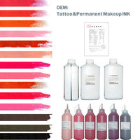 Maquillage permanent lèvres roses micropigmentation permanente pour machine de micropigmentation du cuir chevelu