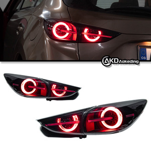 ใช้ได้กับ MAZDA 3 Angkesaila hatchback ไฟท้าย14-19ดัดแปลง LED ไฟเลี้ยวท้าย - Product Image 3