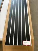 Penjualan terlaris Panel dinding PVC bergalur 300*2900mm desain Modern papan langit-langit plastik tahan air & tahan api tidak berubah bentuk