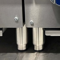 Série de plaques de cuisson au gaz commerciales à poser sur comptoir, avec gril barbecue, équipement de cuisson professionnel