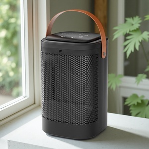 New Portable Compact Desktop PTC Heater Touch Screen Display Oscillation Timer Tip-over Shut-off Low Noise <strong>Fan</strong> Home Study <strong>UK</strong> - Product Image 5