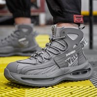 Chaussures de sécurité très vendues marque bottes de sécurité légères chaussures de sécurité bottes de travail pour homme