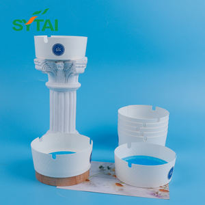 منفضة سجائر محمولة قابلة للتحلل الحيوي مع جل مقاوم للحريق - تصميم ورقي أحادي الجدار للاستخدام مرة واحدة للسفر والسيارة - Product Image 5