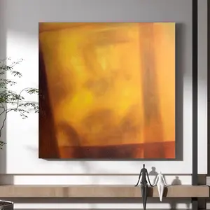 Modern Home Decor Handmade 3D Hand-Painted Framed Poster Abstract Oil Painting On Canvas With Textured Effect