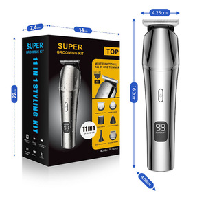 Tondeuse à cheveux professionnelle de qualité salon, corps métallique, 20W, batterie Li-ion rechargeable par USB, 7000-9000 tr/min, forte puissance - Product Image 4