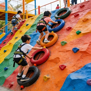 <span class=keywords><strong>Corde</strong></span> d'escalade à faible pente adaptée aux tout-petits, inclinaison douce avec des points d'appui supplémentaires <span class=keywords><strong>pour</strong></span> les terrains de jeux des jeunes enfants - Product Image 1