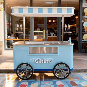 Congélateur de présentation de crème glacée mini sur comptoir, tricycle de table 2025, gelato - Product Image 4