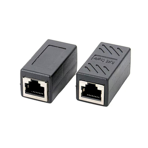 RJ45 Connector Network Coupler Ethernet Hielded In-Line Coupler Female to Female Rj45 Connector Cat6 - Product Image 1