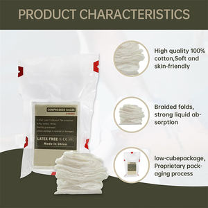 Bantalan kasa hemostatik katun lipat Z, pembalut luka darurat taktis - Product Image 3